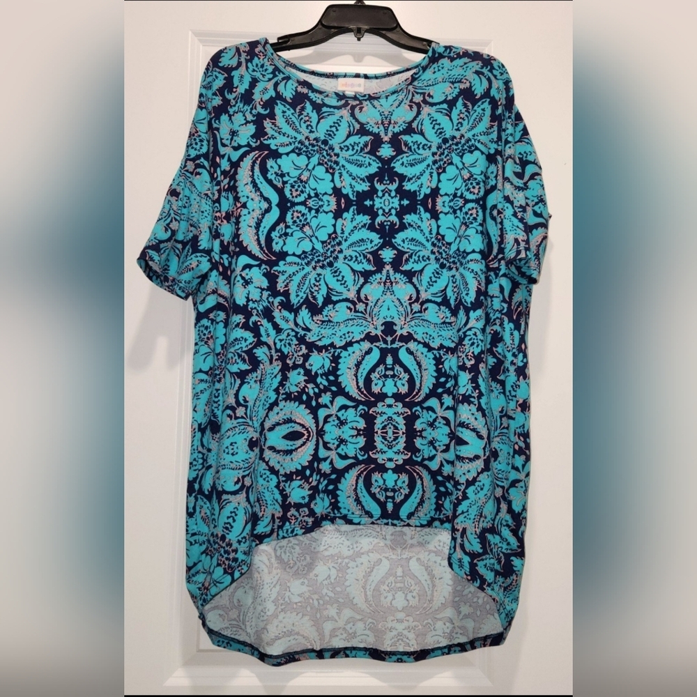 Floral Blue Women's Top